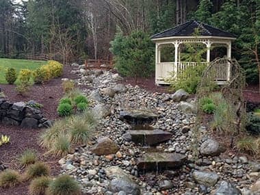 Black Diamond water feature to beautify your yard in WA near 98010