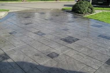 Clyde Hill Stamped Concrete