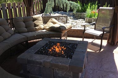 South Prairie Concrete Fire Pit