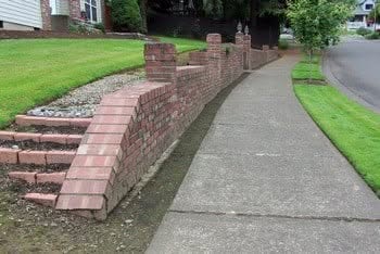 Orting Brick Wall